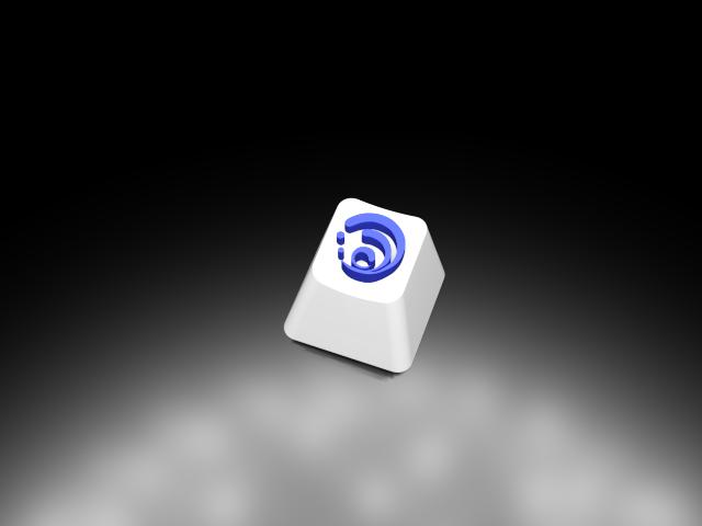 原神中的水元素鍵帽3D打印模型