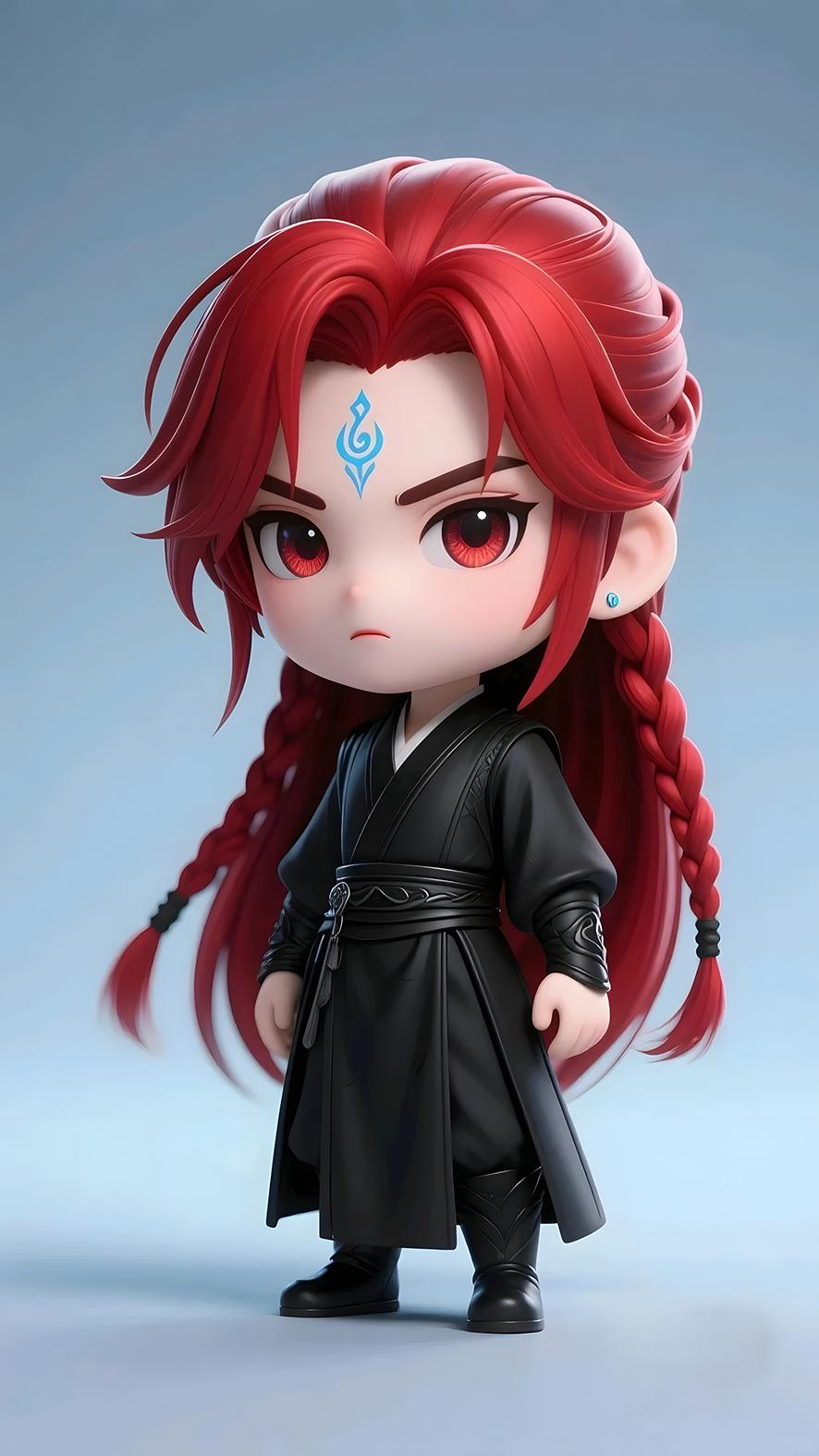 仙逆王林本尊Q版建模3D打印模型