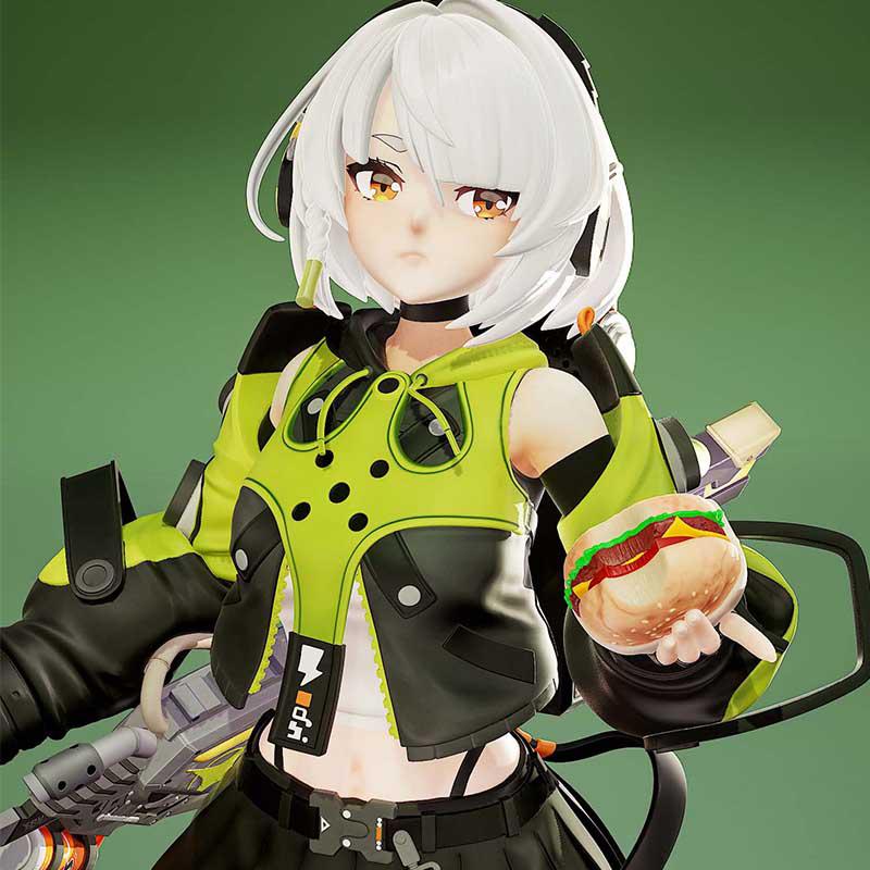 絕區(qū)零 安比 德瑪拉3D打印模型