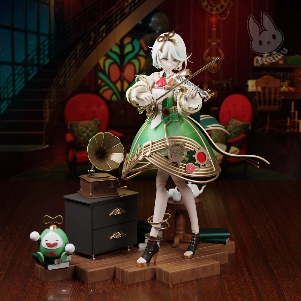 塞西莉亞 伊默格林 虛擬主播3D打印模型