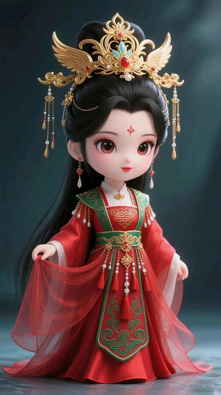 仙逆李慕婉Q版建模3D打印模型