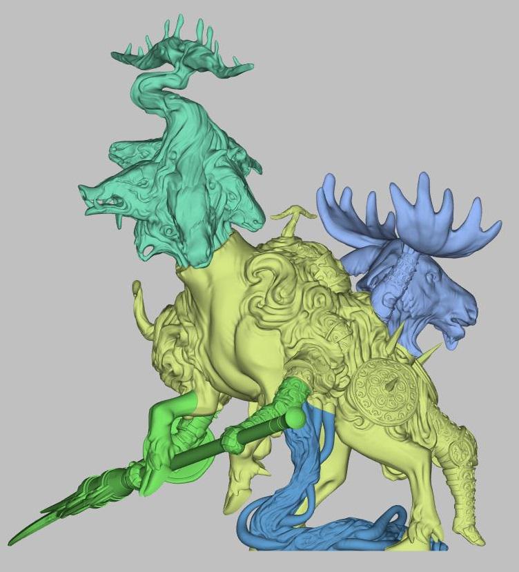 魔鹿3D打印模型