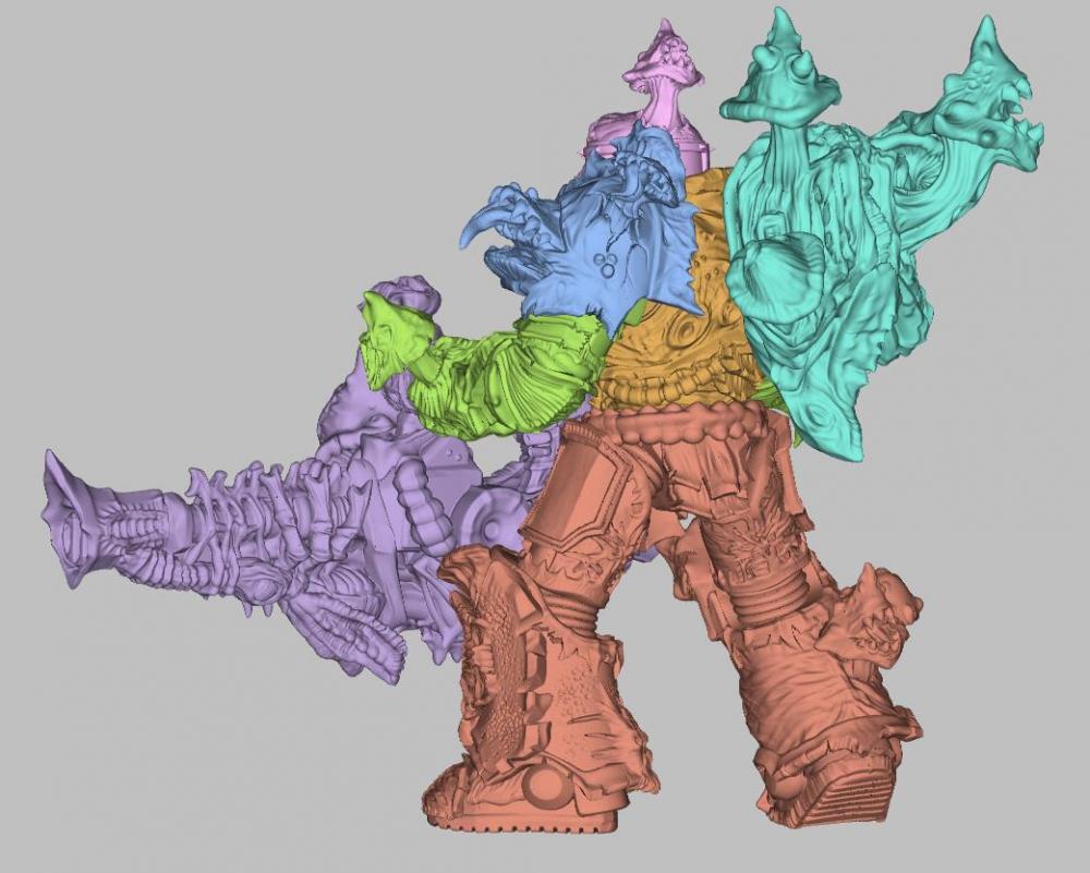 菌人部隊3D打印模型