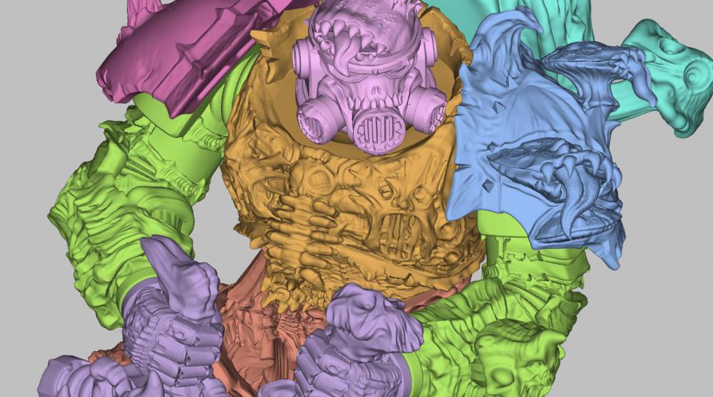 菌人部隊3D打印模型