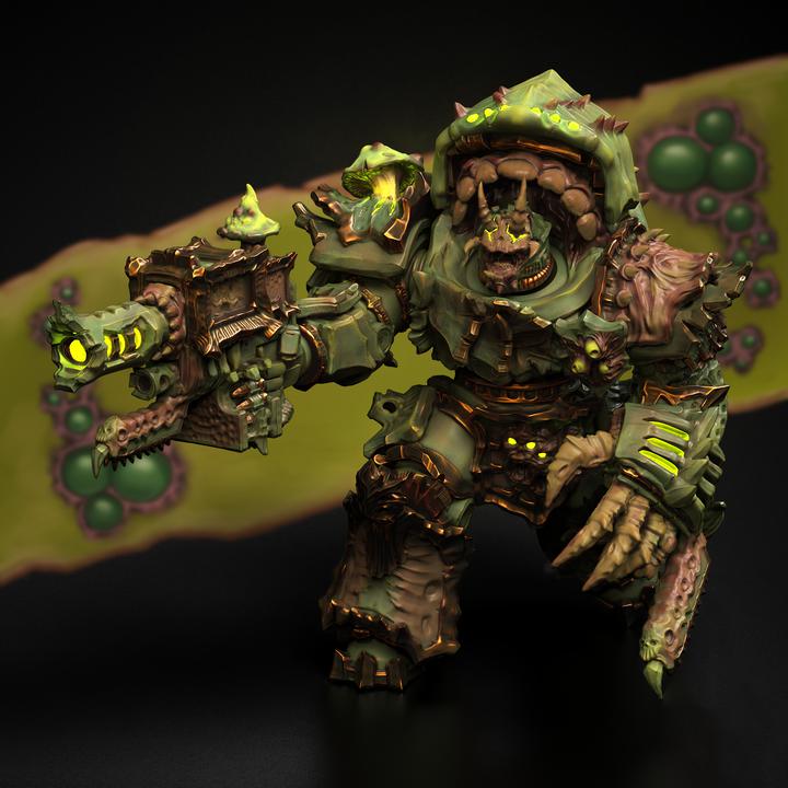 菌人部隊23D打印模型