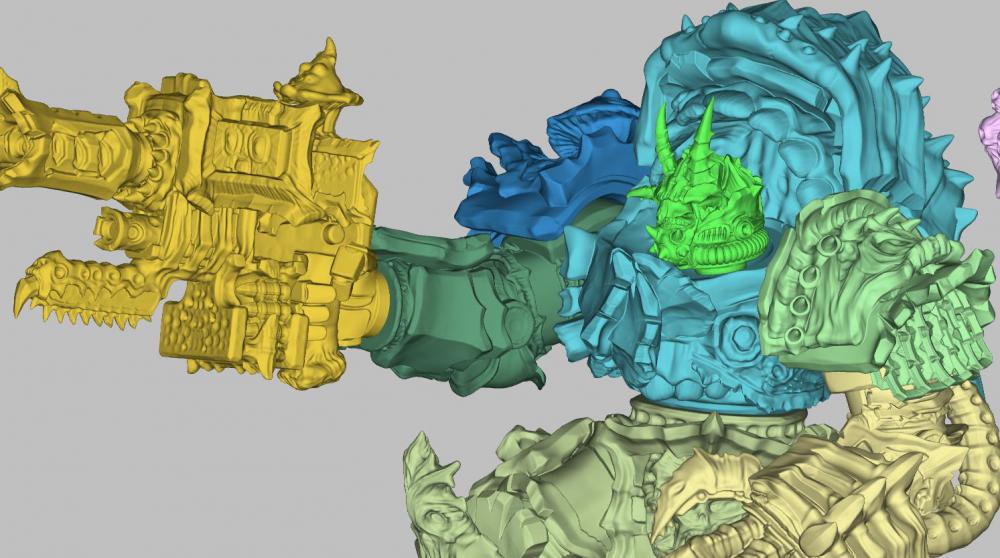 菌人部隊23D打印模型
