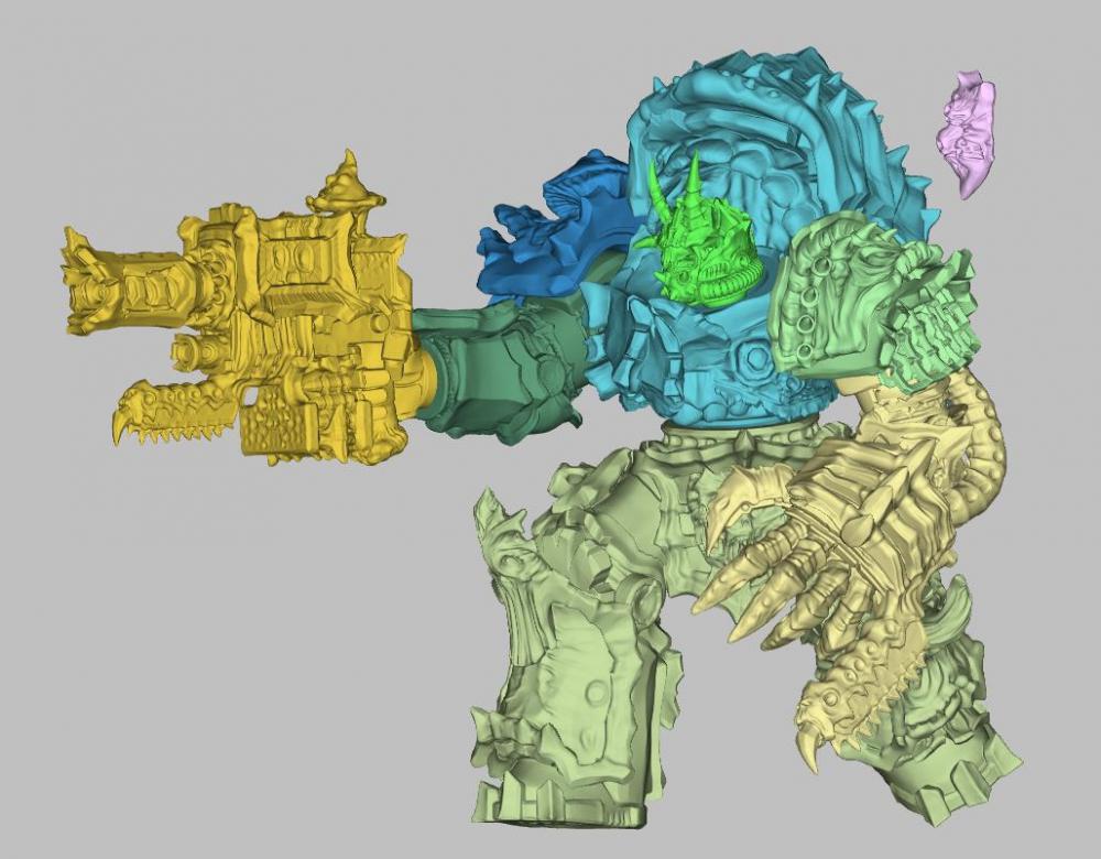 菌人部隊23D打印模型
