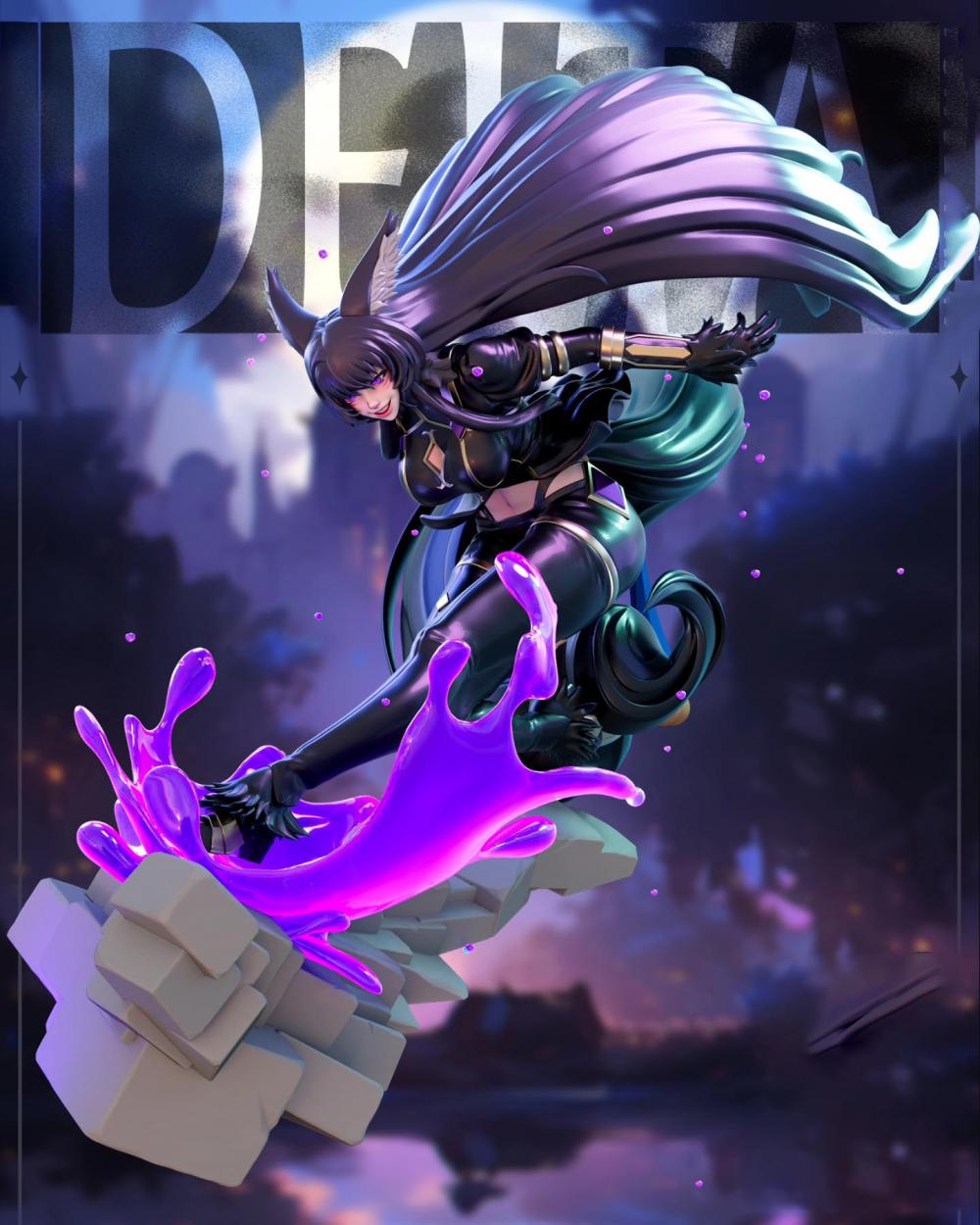 德爾塔 想要成為影之實(shí)力者3D打印模型