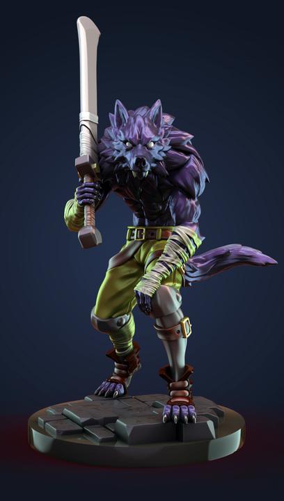 狼兵3D打印模型