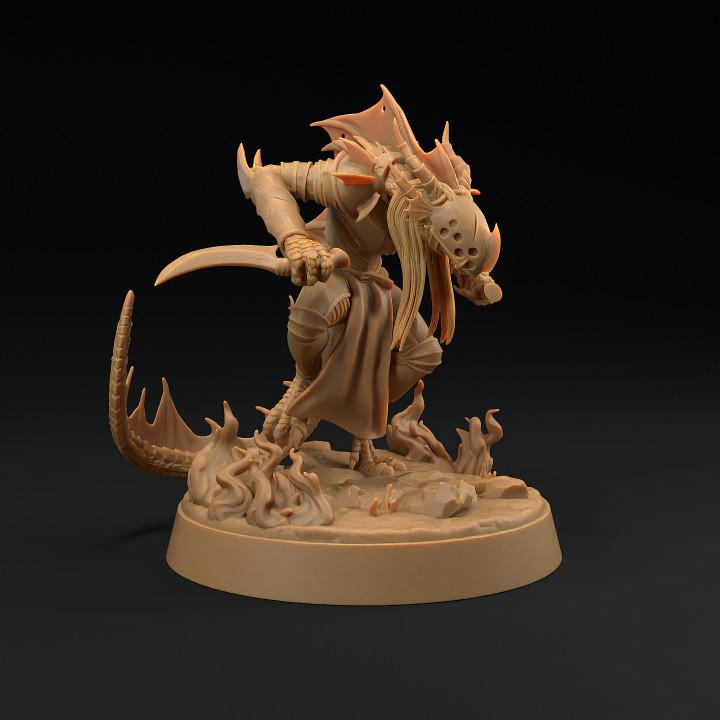 蜥蜴刺客3D打印模型