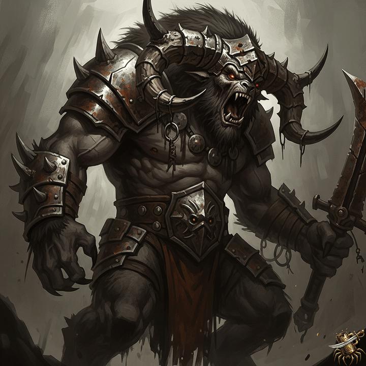 牛魔戰(zhàn)士3D打印模型