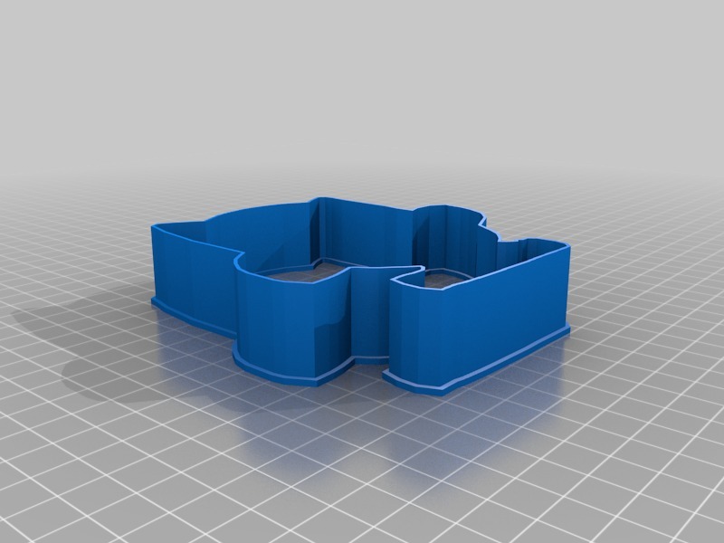 餅干模具 貓頭鷹3D打印模型