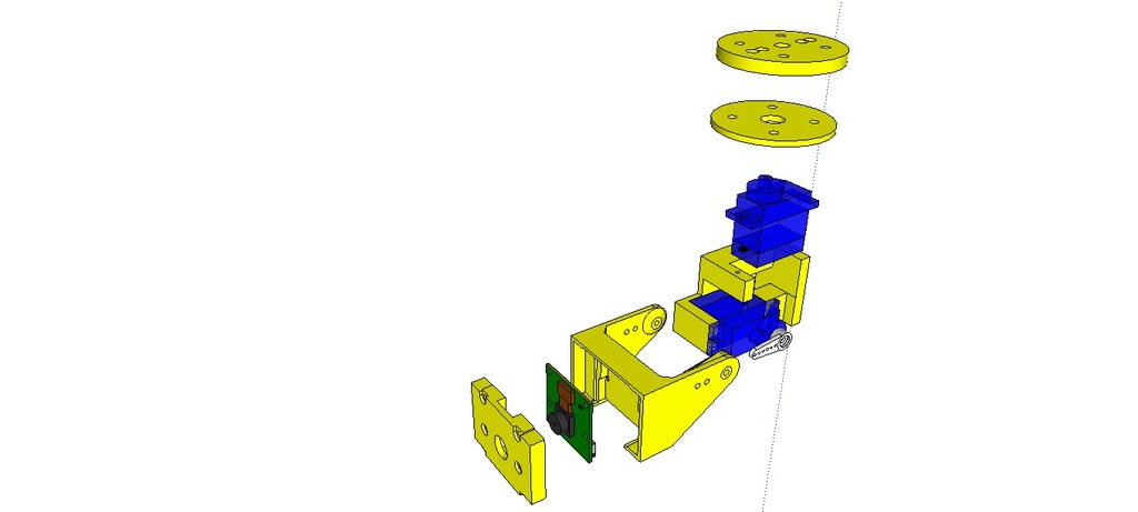 超小型攝像機(jī)3D打印模型
