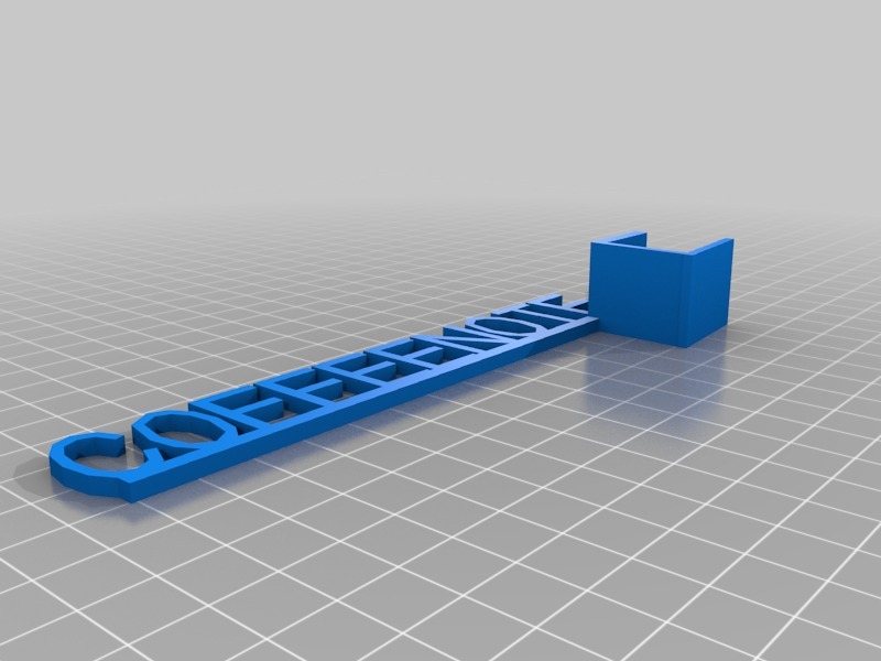 咖啡標(biāo)注牌3D打印模型