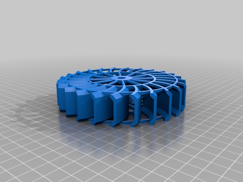 水車3D打印模型