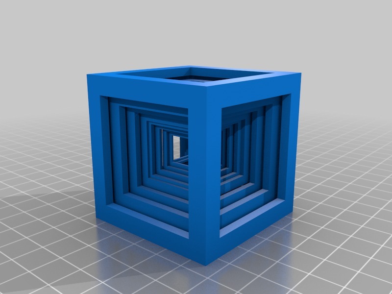 立方體3D打印模型